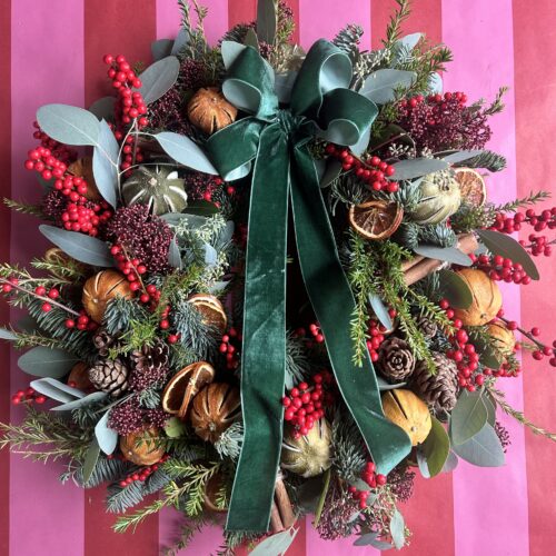 Winter Spice Christmas Wreath
