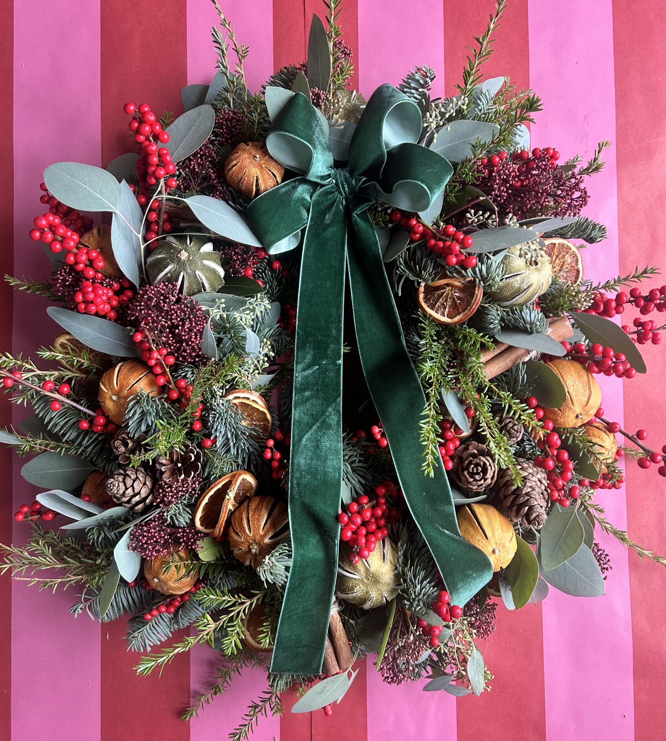 Winter Spice Christmas Wreath