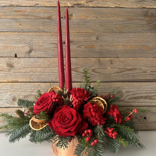 Festive Glow Arrangement